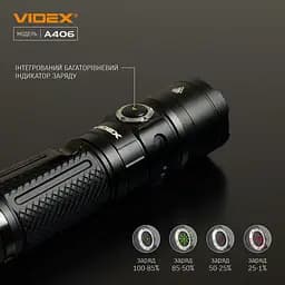 Портативний світлодіодний ліхтарик Videx VLF-A406 4000Lm 6500K (VLF-A406) - мініатюра 7