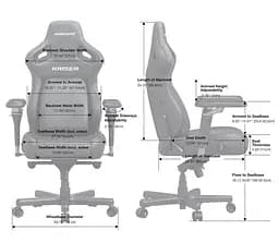 Крісло ігрове Anda Seat Kaiser 4 V2 Size XL Black PVC (AD12YDDC-XLL-20-B-PV/C-03) - мініатюра 7