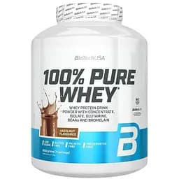 Протеїн BiotechUSA 100% Pure Whey Hazelnut Ліщина 2 кг