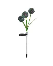 Вуличний світильник на сонячній батареї Goldlux 329516 Allium Color LED 6500K IP44 зелений