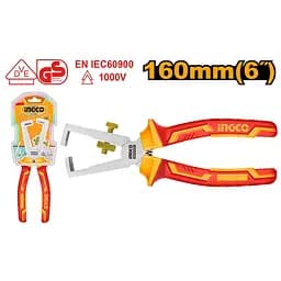 Кліщі для зняття ізоляції діелектричні VDE 160 мм Ingco industrial (HIWSP28160)