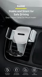 Автомобільний утримувач холдер Baseus Easy Control Clamp Car Mount Holder A Set - мініатюра 9