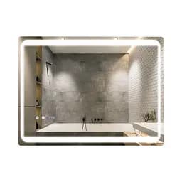 Дзеркало Qtap Mideya 800x600 з LED-підсвічуванням Touch, з антизапотіванням, з годинником, диммером яскравості QT2078NCF8060W