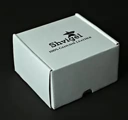 Ремінь SHVIGEL шкіряний 00001 чорний 105-120 см - мініатюра 2