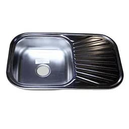 Мийка кухонна Kraft 7848 E прямокутна 780х480х180 мм Satin 0,8 мм Satin 30412