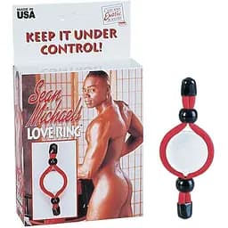 Эрекционное кольцо CalExotics Sean Michaels Love Ring красный