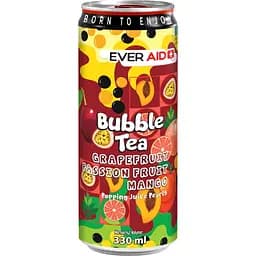 Напій безалкогольний Ever Aid Bubble Tea Grapefruit Passion Fruit Mango 0.33 л з/б