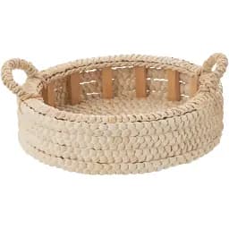 Піднос J-line з ротанга і бамбука круглий діаметр 48 см Бельгія (463501)