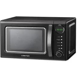 Мікрохвильова піч Liberton LMW-2083E Black Соло 700 Вт 20 л чорна