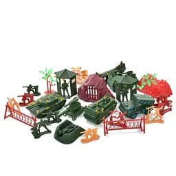 Детский набор солдатиков Bambi 2069D-1 военная техника, с транспортом