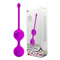Вагинальные шарики Pretty Love Kegel Tighten Up II, 16.3 см, фиолетовый