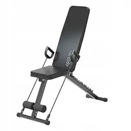 Скамья для тренировок 4FIZJO универсальная, регулируемая Black (P-5905973405126)