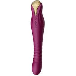 Вибратор Zalo King Vibrating Thruster 30.2 см фиолетовый