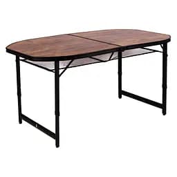 Стіл Bo-Camp Woodbine Oval 150x80 cm Black/Wood look (1404230) - мініатюра 1