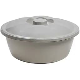 Миска Stars Plast круглая с крышкой 14 л серый (94034/сір)