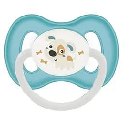 Пустышка латексная Canpol Babies Bunny&Company, круглая, 6-18 мес., бирюзовый (23/278_tur)