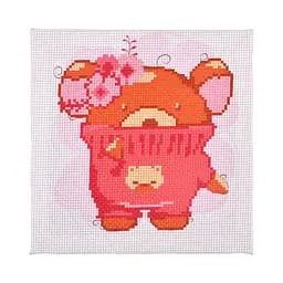 Вышивка крестиком Медвежонок в свитерке Strateg, AX-207