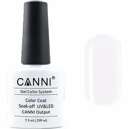 Гель-лак Canni Color Coat Soak-off UV&LED 23 белый 7.3 мл