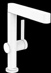 Смеситель для раковины с выдвижной лейкой Hansgrohe Finoris 76063700 белый матовый