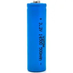 Аккумулятор Vipow IFR14500 Lifepo4 14500 500 mAh 3.2v