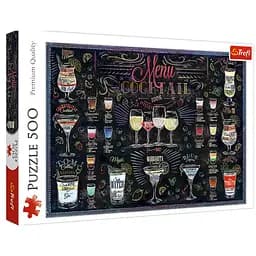 Пазл Trefl Коктейльне меню колаж 500 ел. (37452)