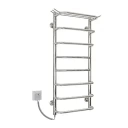 Электрический полотенцесушитель Kosser Канна 900x400/8 ЕL рег. ДК05EL, Хром, Левое