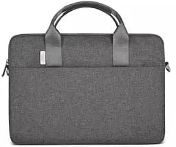 Сумка для ноутбука Wiwu Minimalist Laptop Bag 14" Gray [6936686405799] [61893] - мініатюра 2