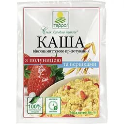 Каша вівсяна Терра з вершками і полуницею, 38 г ( 724147)
