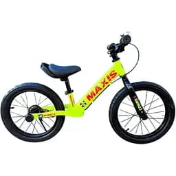 Беговел Corso Maxis MX-65049 стальная рама ручной задний тормоз надувные резиновые колеса 16'' подножка