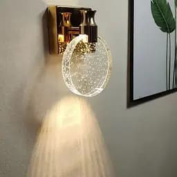 Настінний світильник в золотому корпусі 20х16 см Арт. W 022/1 FGD Line F