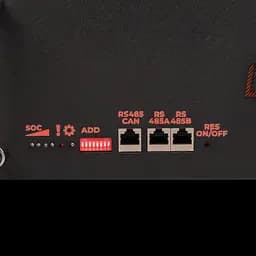 Акумулятор LP LiFePO4 51,2V - 100 Ah (5120Wh) (BMS SP 100A/50А) RM RS485/CAN LCD BL - мініатюра 5