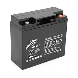 Аккумуляторная батарея Ritar AGM HR12-60W Black Case 12V 17.0Ah 181 х 77 х 167 мм