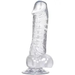 Фалоімітатор Crystal Clear Dong 18 см прозорий
