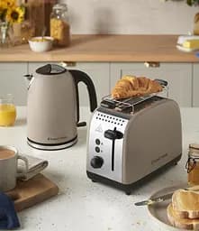 Тостер Russell Hobbs 1671 Вт нержав. підігрів моко - мініатюра 4