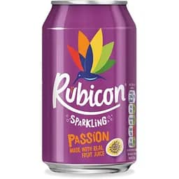 Напиток Rubicon Sparkling Passion Fruit безалкогольный сильногазированный 0.33 л
