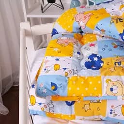 Ковдра MirSon антиалергенна дитяча зима Kids Time 20-0038 Cute animals 110x140 см бавовна (2200009665578) - мініатюра 3