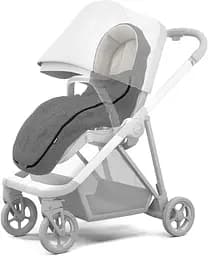 Теплий конверт-накидка Thule Stroller Footmuff Grey Melange (TH 11200324) - мініатюра 2