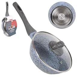 Сковорода лита Besser Granite 10375-28 з кришкою 28 × 7.2 см - мініатюра 2