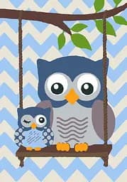 Комплект картин за номерами Riviera Blanca Cute owls (ITR-063) 3 шт в наборі - мініатюра 3