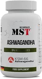 Ашваганда MST Ashwagandha KSM-66, 60 капсул