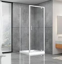Душевая кабина Dusel A-516 90x90x190 прозрачная, универсальная, прозрачная, хром, 90x90