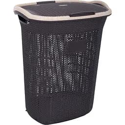 Кошик для білизни Violet House Віолетта Coffee коричневий 65 л (0261 Віолетта COF 65 л)