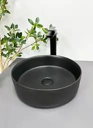 Умивальник VBI Prato black matt накладний VBI-011401, Чорний - мініатюра 2