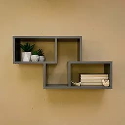 Полка Hopanchuk Furniture Юджин антрацит (47C6)