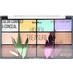 Палетка кольорових коректорів і консилерів Ruby Rose Color Correcting Concealer HB-8098, 21.6 г (6295125003799)