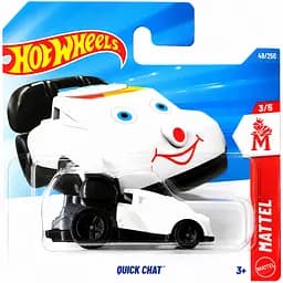 Базовая машинка Hot Wheels Mattel Quick Chat белая (5785) JJK82-N521