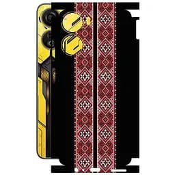 Захисна плівка StatusSKIN для ZTE Nubia Neo 5G Корпус Вініл Вишиванка 3