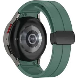 Браслет Cls-black для Samsung Galaxy Watch FE - темно-зелений ширина кріплення 20мм силікон Watchbands (FEWB91594710)