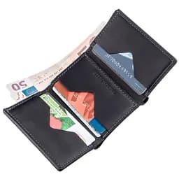 Шкіряне портмоне Grande Pelle 7.5х10х1.5 см acs0014750 - мініатюра 3