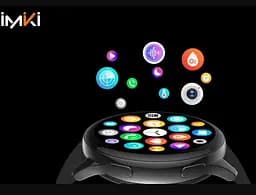 Смарт-годинник Smart Watch iMiki KW-66 Pro IP67 AMOLED Black - мініатюра 5